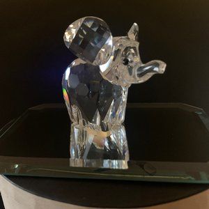 Swarovski Original Silver Crystal Elephant Figurine